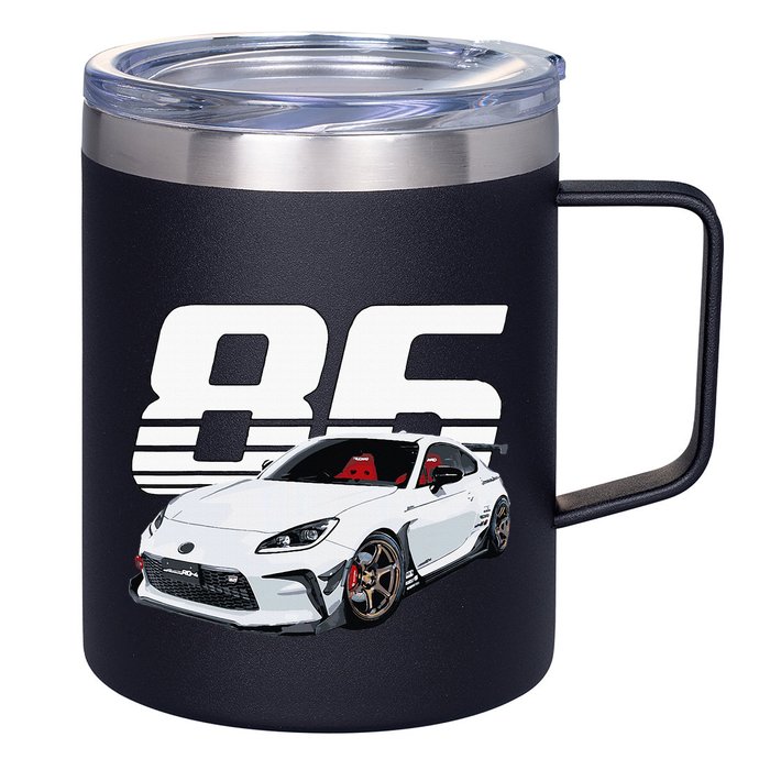 Gr86 White Car 12oz Stainless Steel Coffee Mug