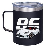 Gr86 White Car 12oz Stainless Steel Coffee Mug