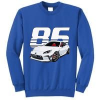 Gr86 White Car Sweatshirt