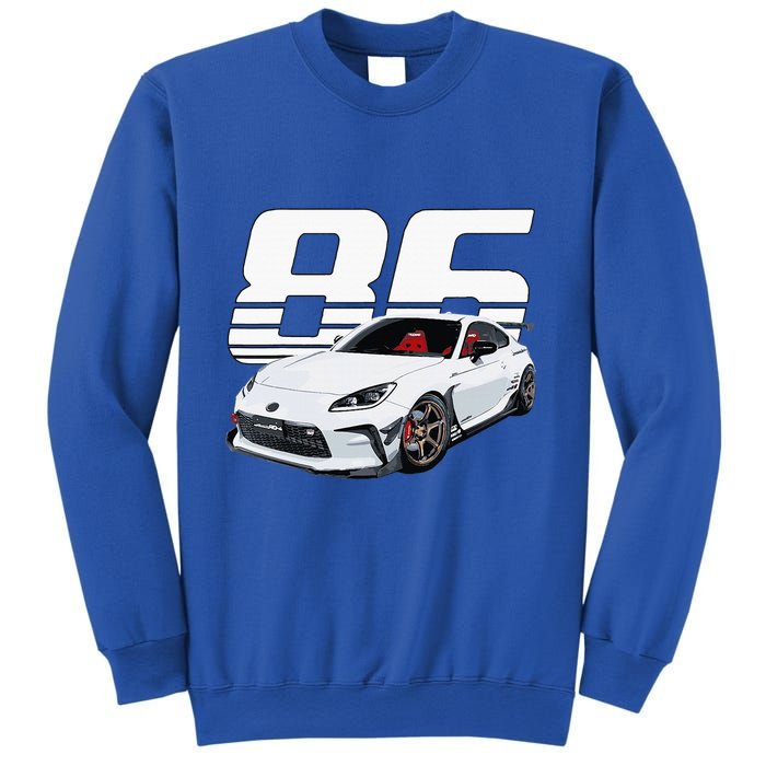 Gr86 White Car Sweatshirt