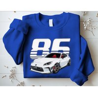 Gr86 White Car Sweatshirt