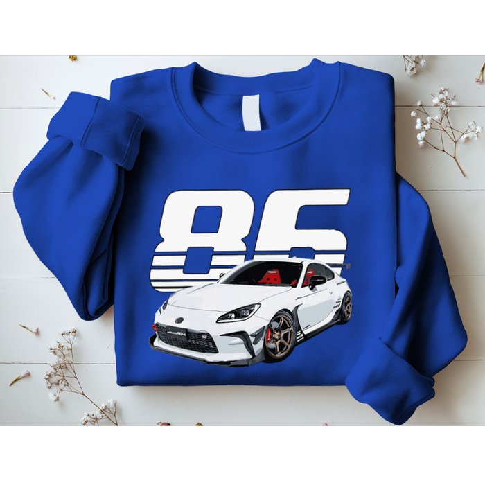 Gr86 White Car Sweatshirt
