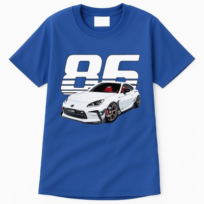 Gr86 White Car Tall T-Shirt