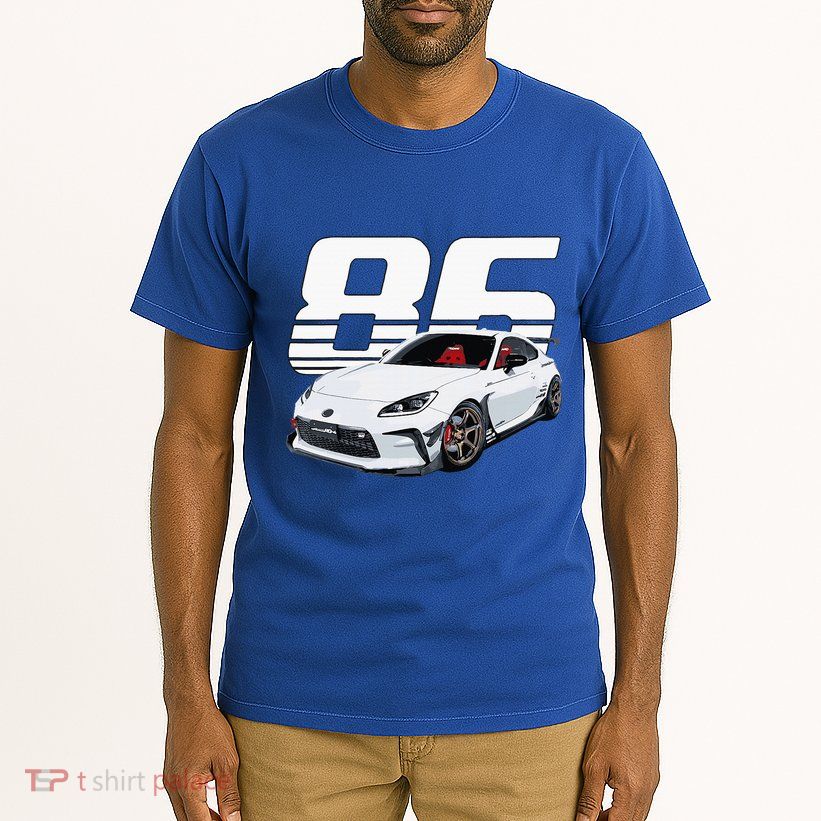 Gr86 White Car Tall T-Shirt