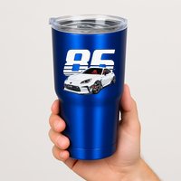 Gr86 White Car Tumbler