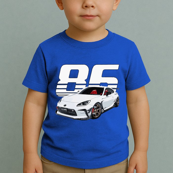 Gr86 White Car Toddler T-Shirt