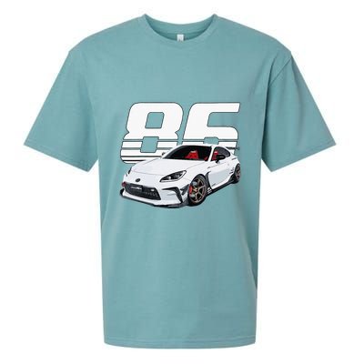 Gr86 White Car Sueded Cloud Jersey T-Shirt