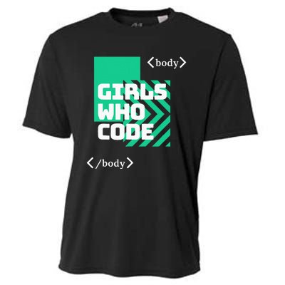 Girl Who Code Cooling Performance Crew T-Shirt