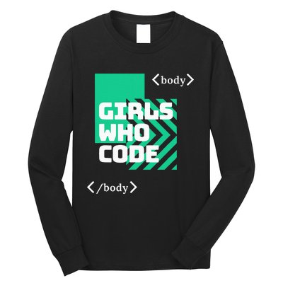 Girl Who Code Long Sleeve Shirt