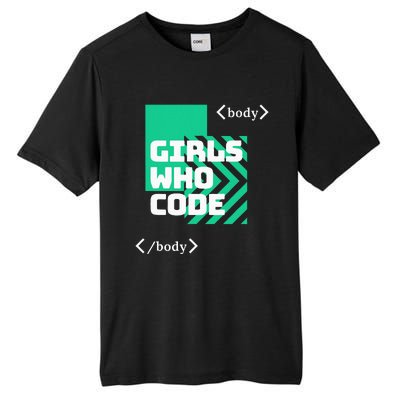 Girl Who Code Tall Fusion ChromaSoft Performance T-Shirt