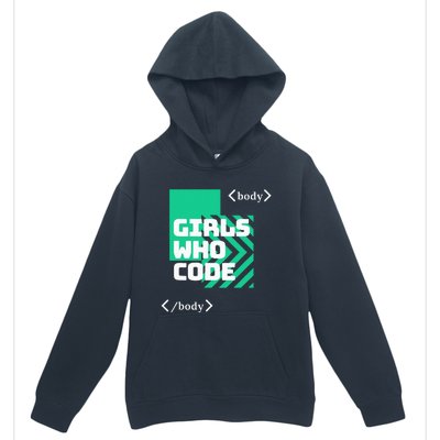 Girl Who Code Urban Pullover Hoodie