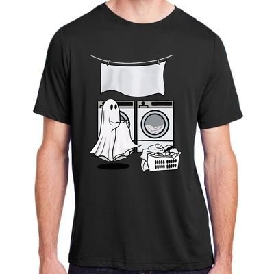 Ghost Wash Clothes Spooky Season Retro Halloween Adult ChromaSoft Performance T-Shirt