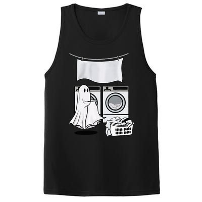 Ghost Wash Clothes Spooky Season Retro Halloween PosiCharge Competitor Tank