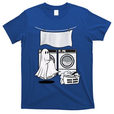 Ghost Wash Clothes Spooky Season Retro Halloween T-Shirt