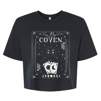 Gothic Witchy Coven Tarot Celestial Bachelorette Matching Bella+Canvas Jersey Crop Tee