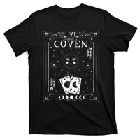 Gothic Witchy Coven Tarot Celestial Bachelorette Matching T-Shirt