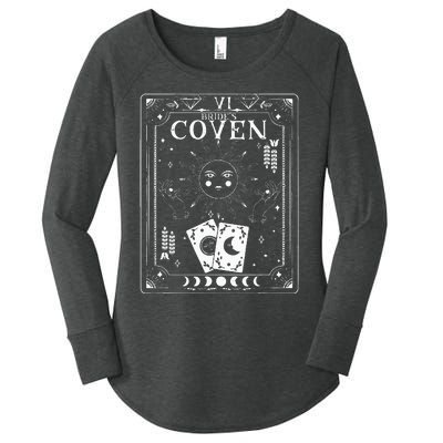 Gothic Witchy Coven Tarot Celestial Bachelorette Matching Women's Perfect Tri Tunic Long Sleeve Shirt