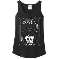 Gothic Witchy Coven Tarot Celestial Bachelorette Matching Ladies Essential Tank