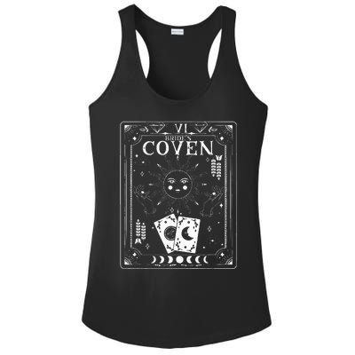 Gothic Witchy Coven Tarot Celestial Bachelorette Matching Ladies PosiCharge Competitor Racerback Tank