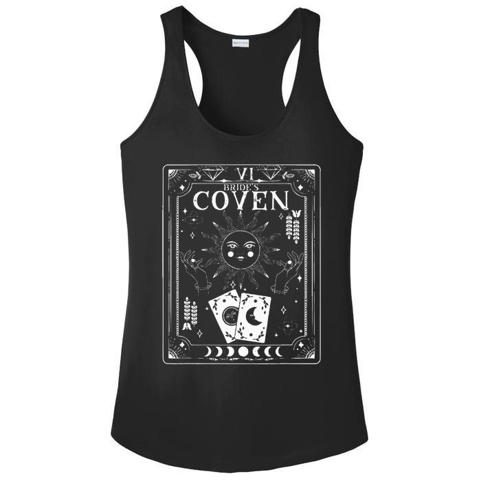 Gothic Witchy Coven Tarot Celestial Bachelorette Matching Ladies PosiCharge Competitor Racerback Tank