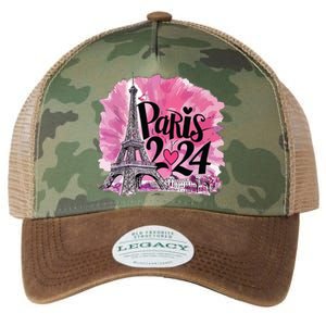 Girl Women Cute 2024 Eiffel Tower Love Paris Legacy Tie Dye Trucker Hat