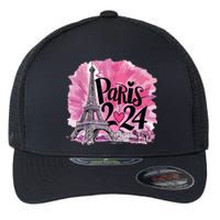 Girl Women Cute 2024 Eiffel Tower Love Paris Flexfit Unipanel Trucker Cap