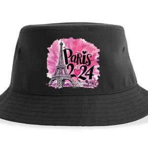 Girl Women Cute 2024 Eiffel Tower Love Paris Sustainable Bucket Hat