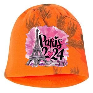 Girl Women Cute 2024 Eiffel Tower Love Paris Kati - Camo Knit Beanie