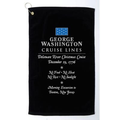George Washington Crossing Delaware River 1776 Golf Towel