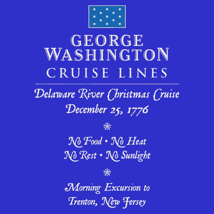 George Washington Crossing Delaware River 1776 Bag