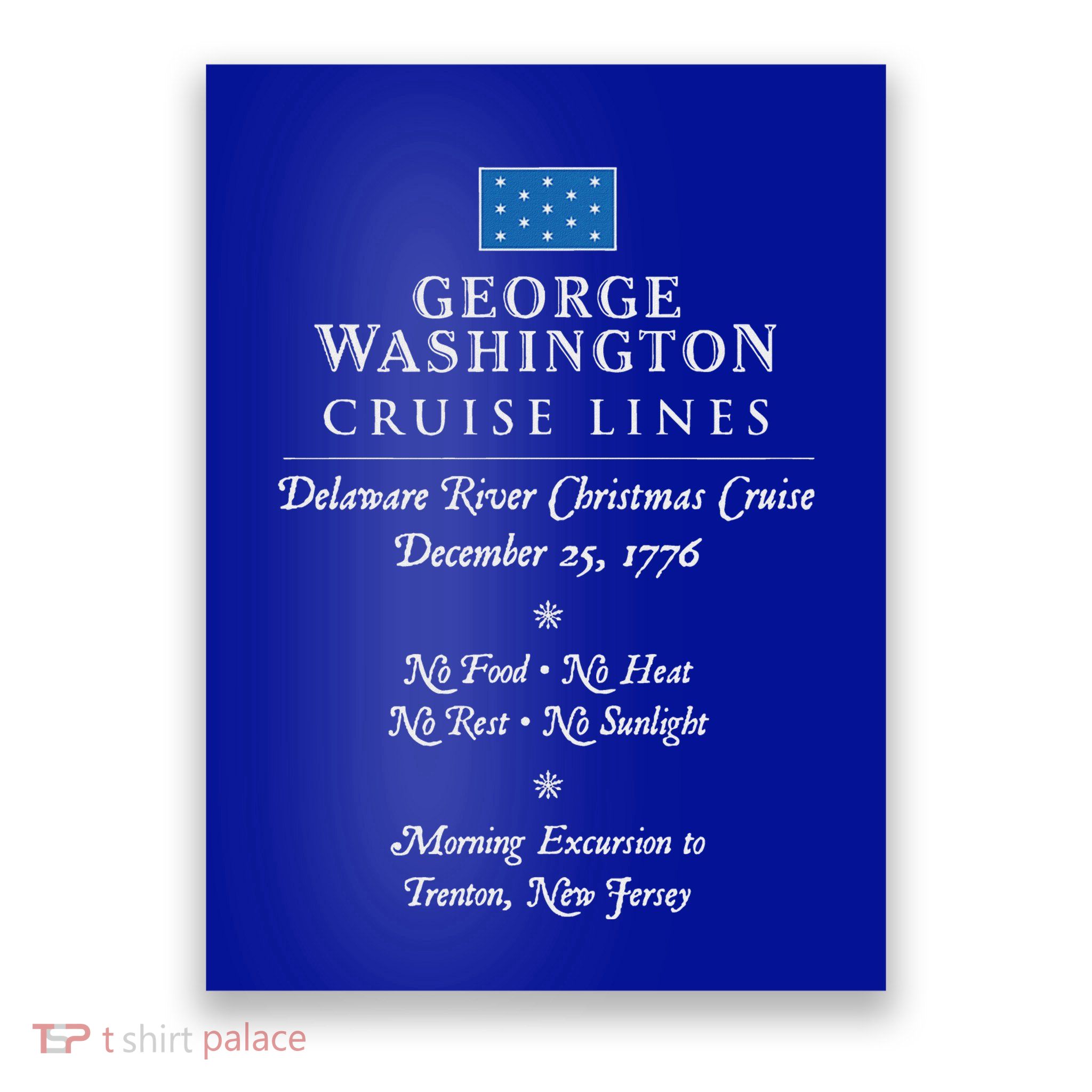 George Washington Crossing Delaware River 1776 Poster