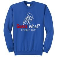 Guess What Chicken Butt Funny Animal Rooster Joke Humor Gift Sweatshirt