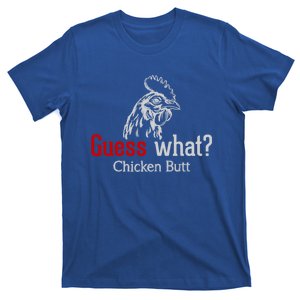 Guess What Chicken Butt Funny Animal Rooster Joke Humor Gift T-Shirt