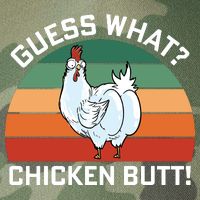 Guess What? Chicken Butt Funny Legacy Tie Dye Trucker Hat