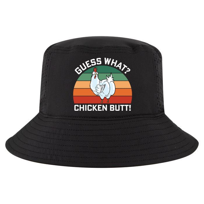 Guess What? Chicken Butt Funny Cool Comfort Performance Bucket Hat