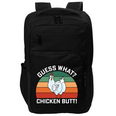 Guess What? Chicken Butt Funny Impact Tech Backpack