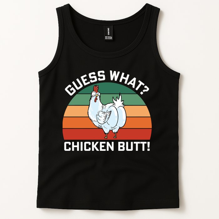 Guess What? Chicken Butt Funny Tank Top