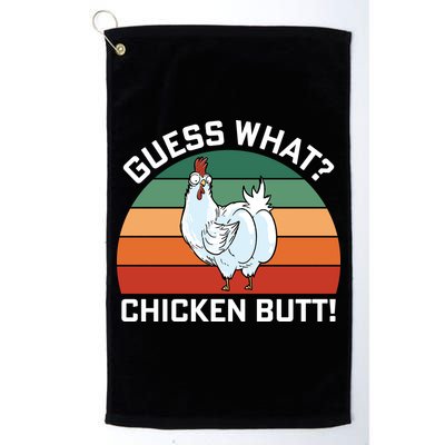 Guess What? Chicken Butt Funny Golf Towel