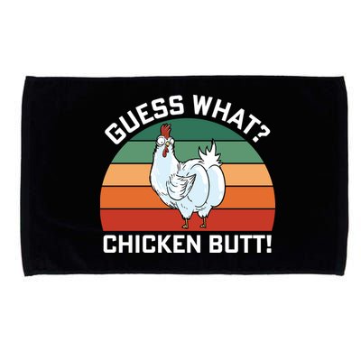 Guess What? Chicken Butt Funny Microfiber Hand Towel