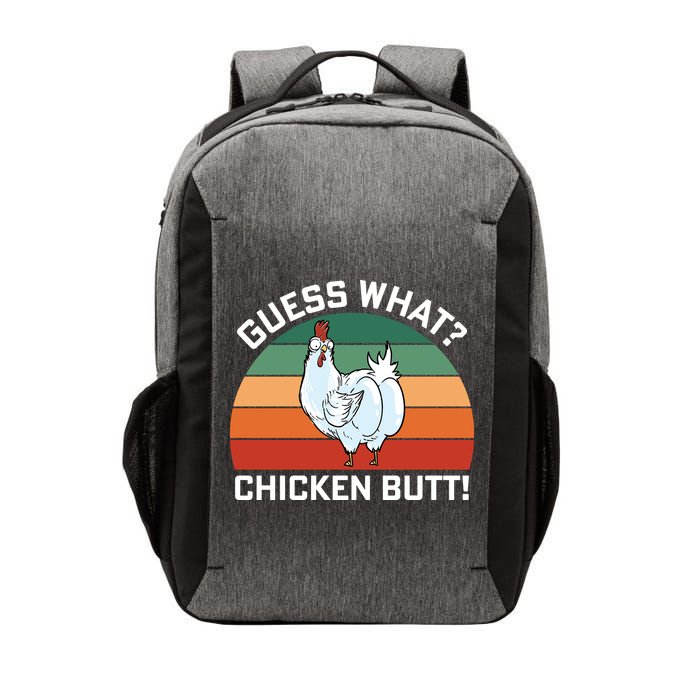 Guess What? Chicken Butt Funny Vector Backpack