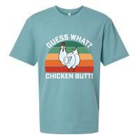 Guess What? Chicken Butt Funny Sueded Cloud Jersey T-Shirt