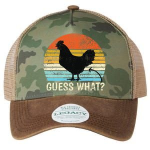 Guess What Chicken Butt! Farm Joke Funny Chickens Lover Legacy Tie Dye Trucker Hat