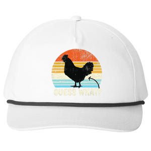 Guess What Chicken Butt! Farm Joke Funny Chickens Lover Snapback Five-Panel Rope Hat