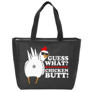 Guess What Chicken Butt! Funny Zip Tote Bag