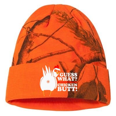 Guess What Chicken Butt! Funny Kati Licensed 12" Camo Beanie