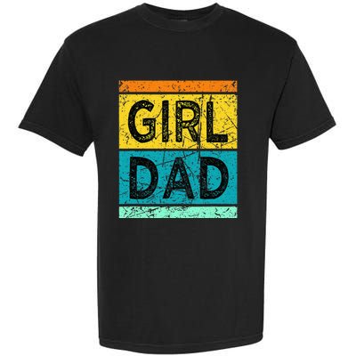 GirlDad With Daughters Hashtag Garment-Dyed Heavyweight T-Shirt