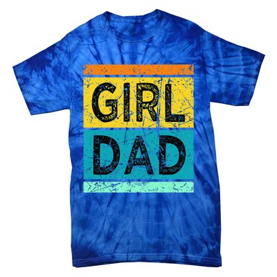 GirlDad With Daughters Hashtag Tie-Dye T-Shirt