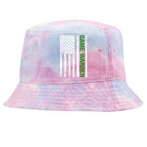 Game Warden Design Wildlife Officer Control Agent Ager Cool Gift Tie-Dyed Bucket Hat