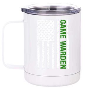 Game Warden Design Wildlife Officer Control Agent Ager Cool Gift 12 oz Stainless Steel Tumbler Cup