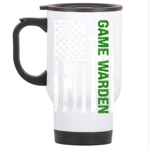 Game Warden Design Wildlife Officer Control Agent Ager Cool Gift Stainless Steel Travel Mug